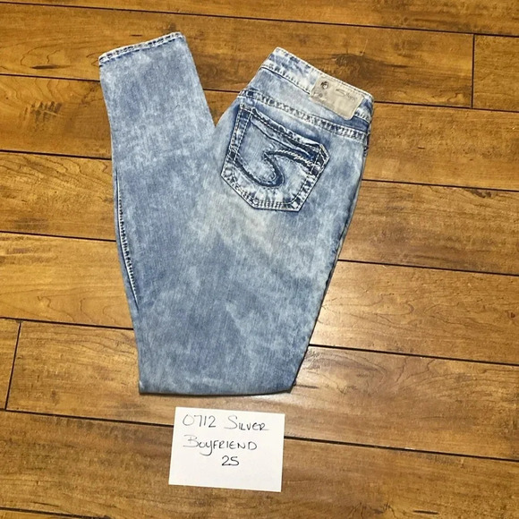 Silver boyfriend jeans - Picture 7 of 10